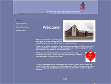Tablet Screenshot of firstpresbyterianaxtell.org